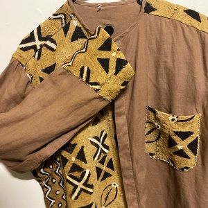 Handmade African Button-Down Shirt